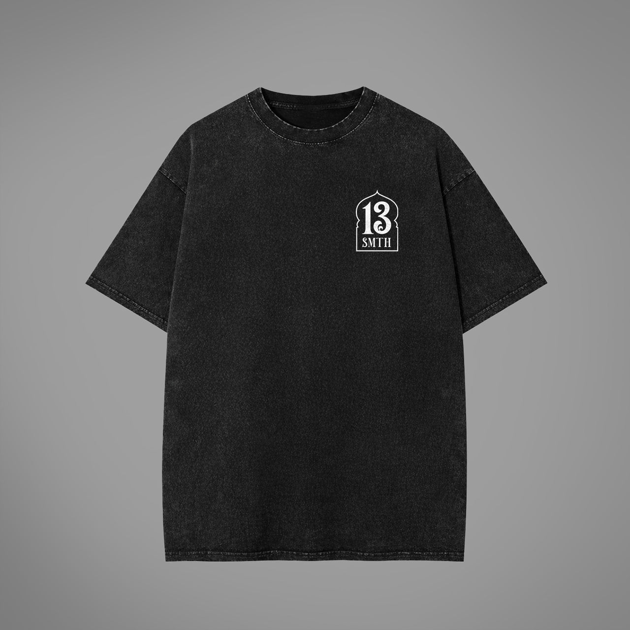 T-shirt oversize lavata con acido Send me to Hell®