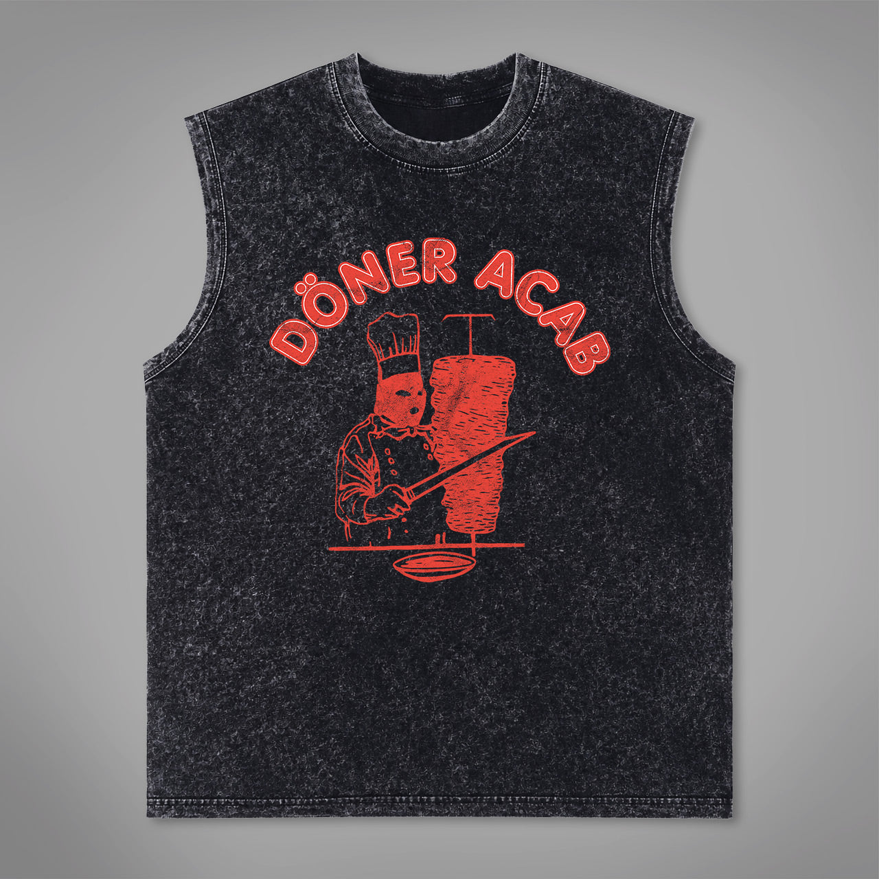 Döner Acab Acid Washed Tank Top