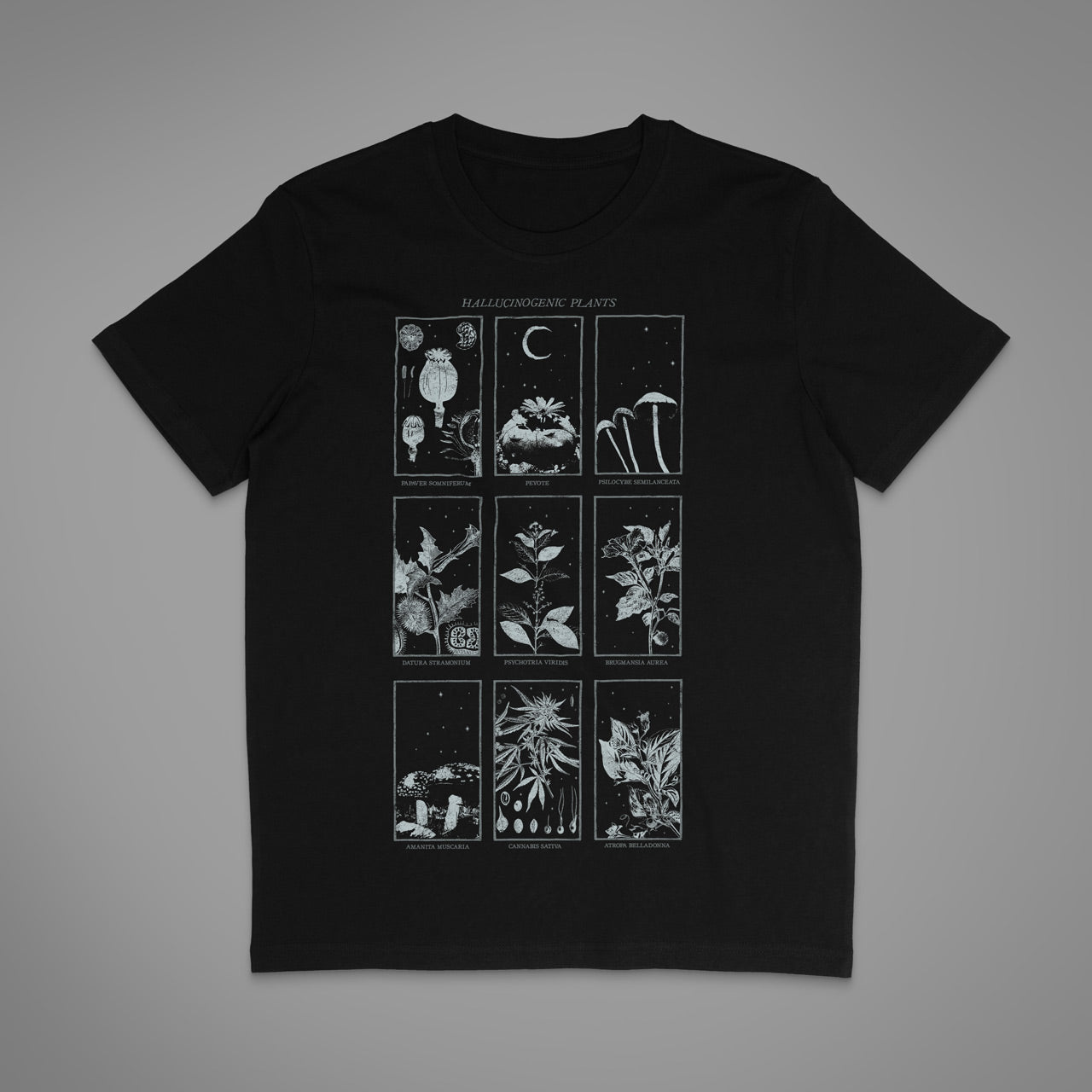Psychoactive Plants Tarot T-Shirt