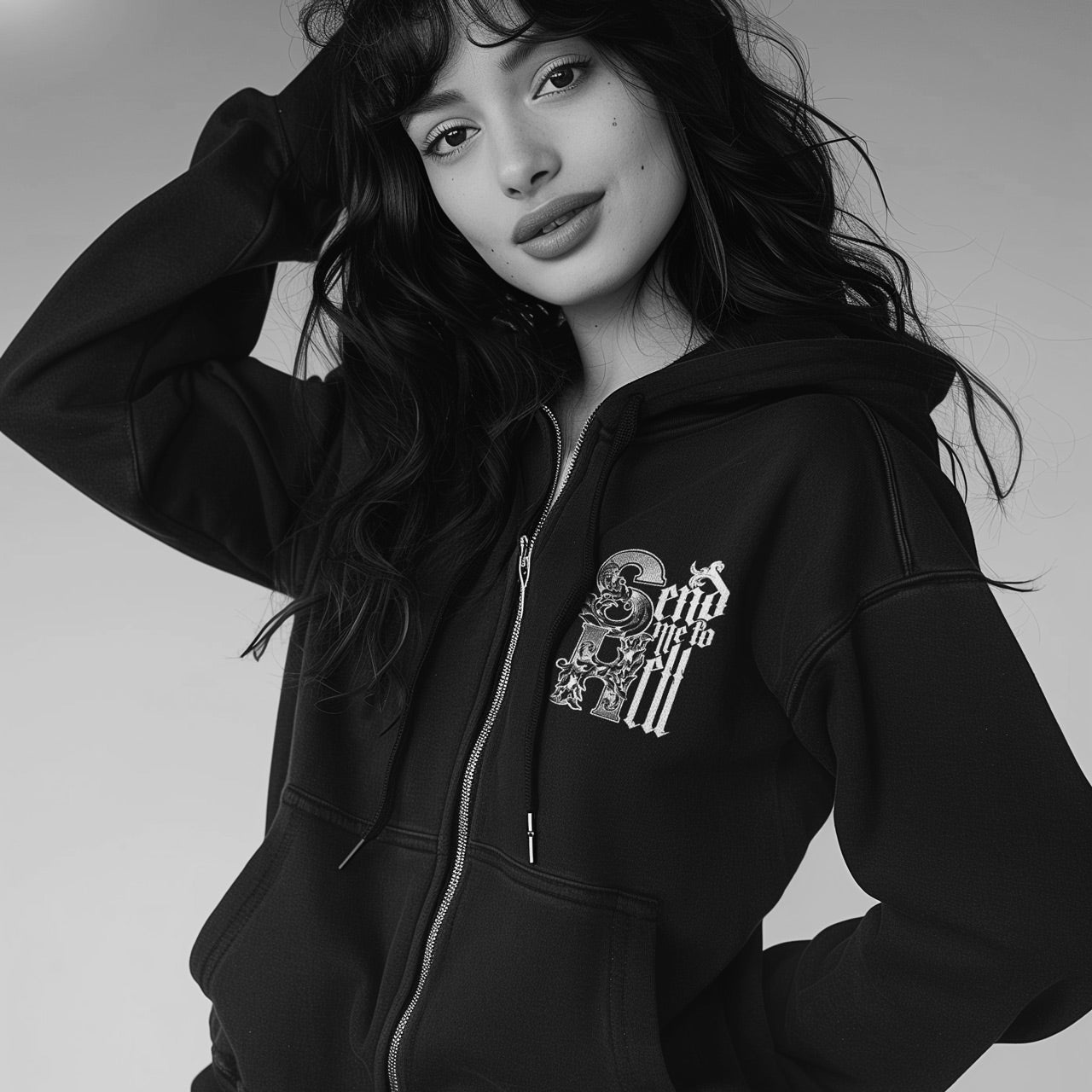 Lagerware: There Is No Authority But Yourself Zipper Hoodie