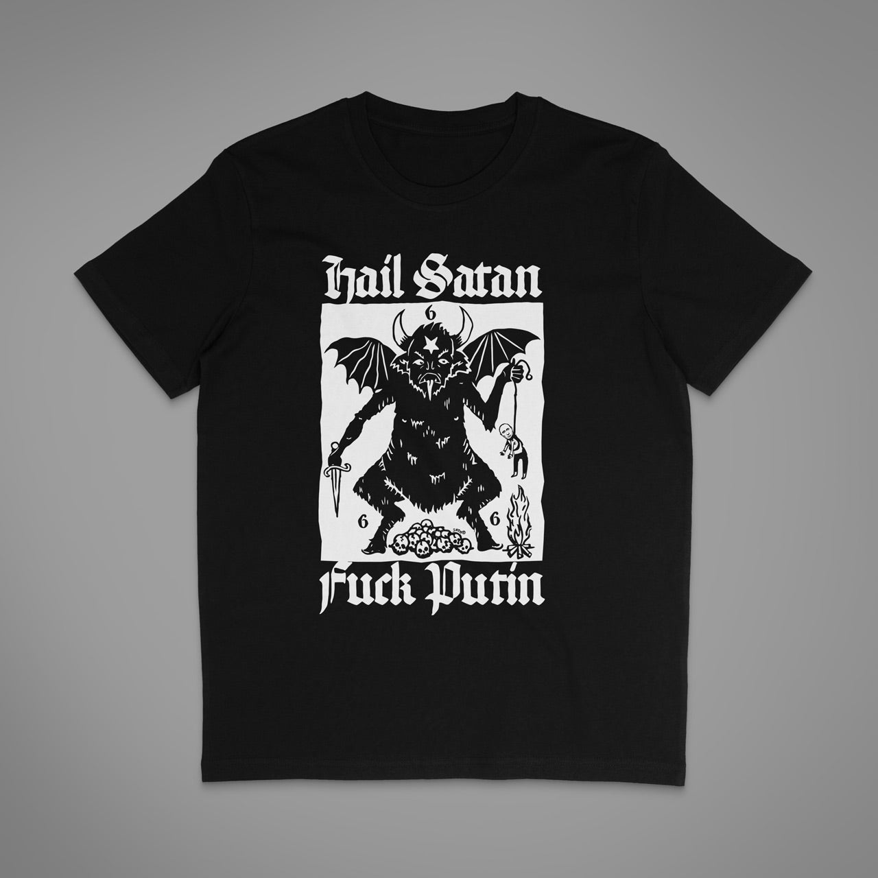 Hail Satan Fuck Putin Unisex T-Shirt