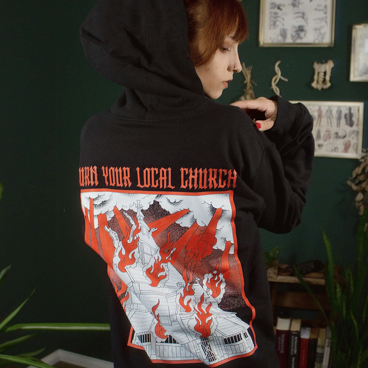 Burn Your Local Church Unisex Hoodie