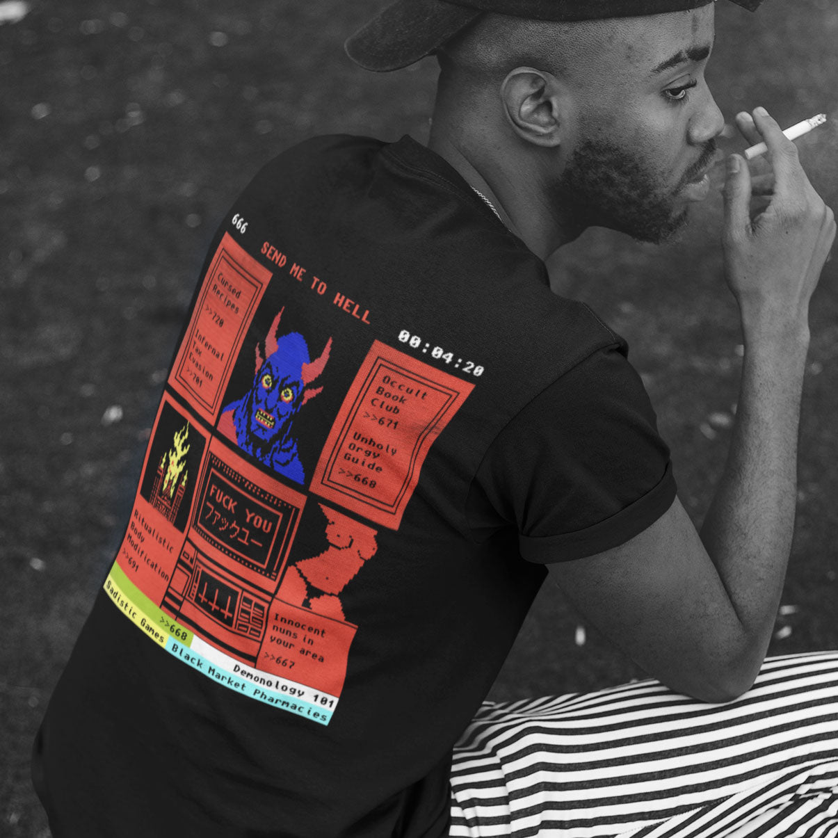 Satanic Teletext Unisex T-Shirt