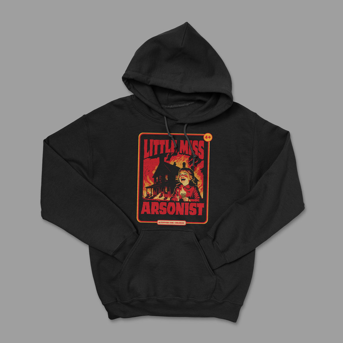 Little Miss Arsonist Unisex Hoodie – Vorderansicht
