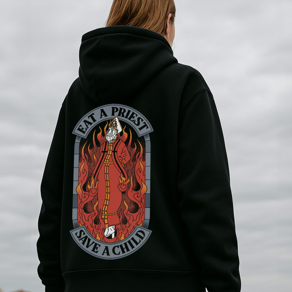 Eat A Priest Save a Child 2.0 Premium Zipper 350 GSM