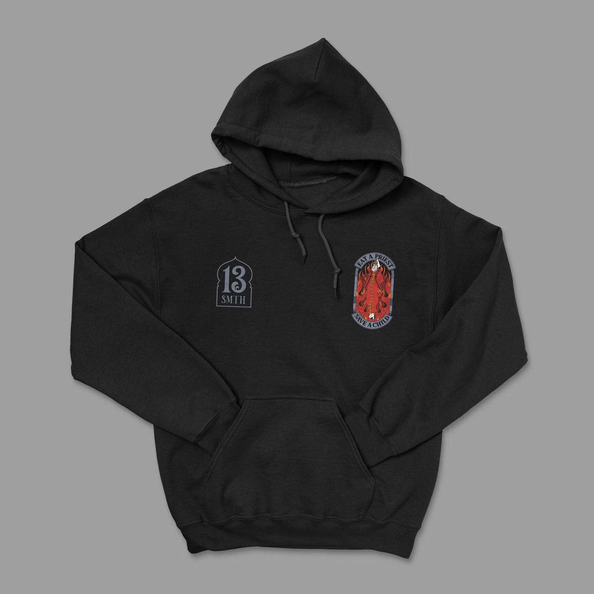 Eat A Priest 2.0 Unisex Hoodie – Vorderansicht