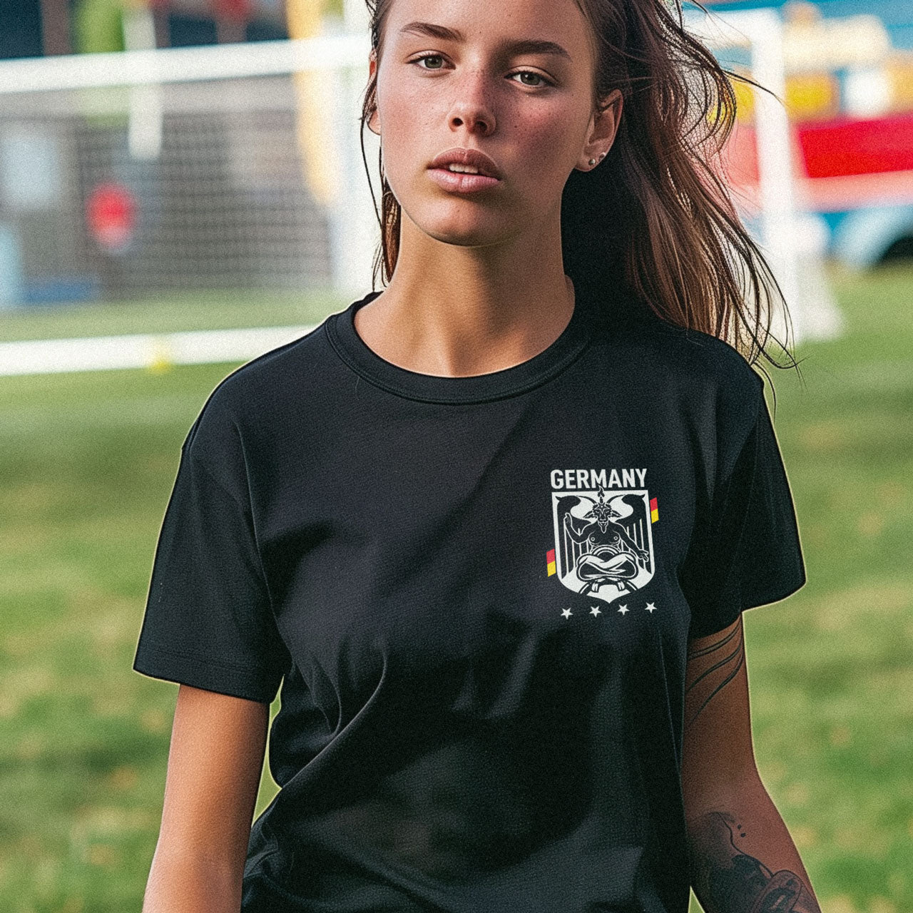 Satanic Germany Euro 2024 jersey t-shirt