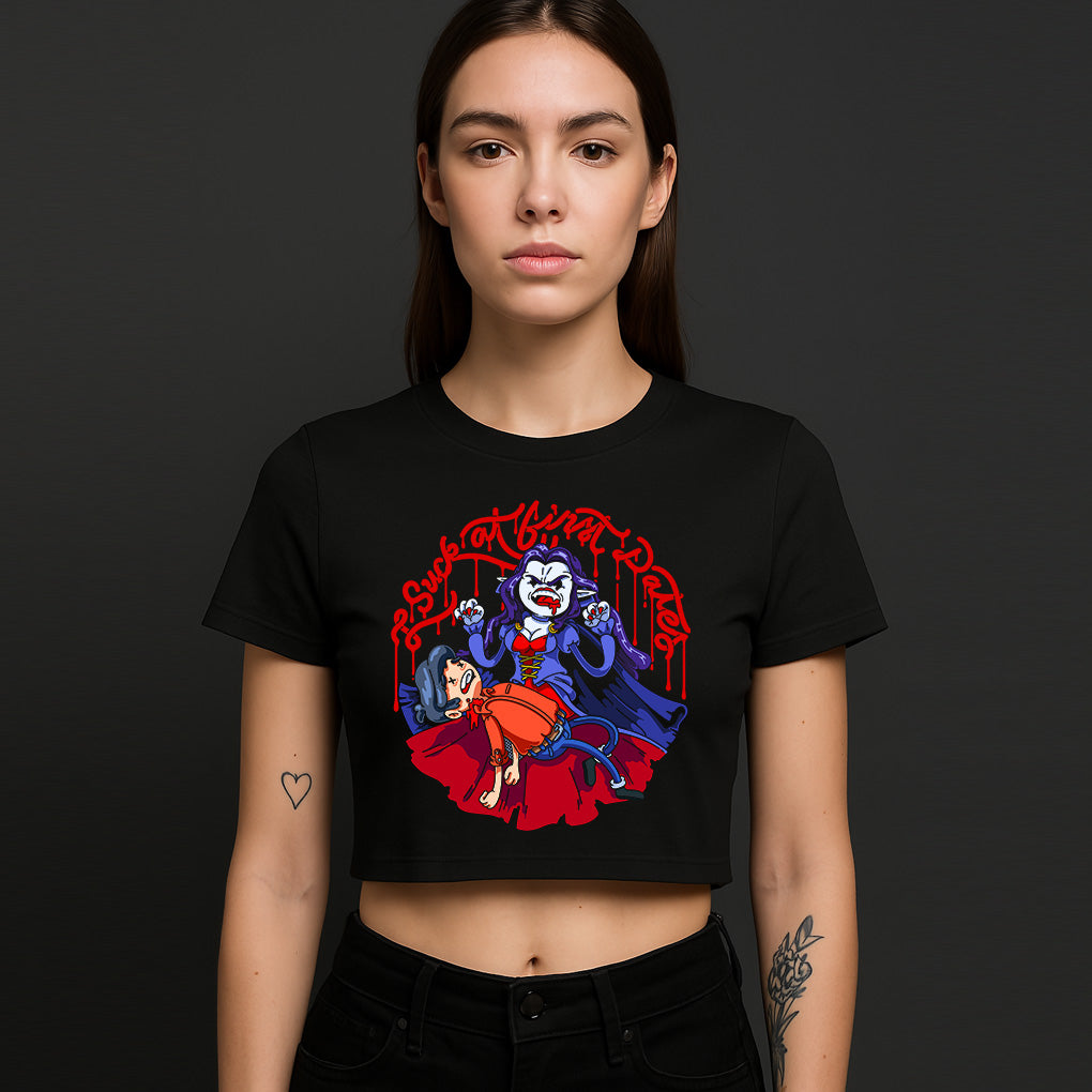 I Suck At First Dates crop top