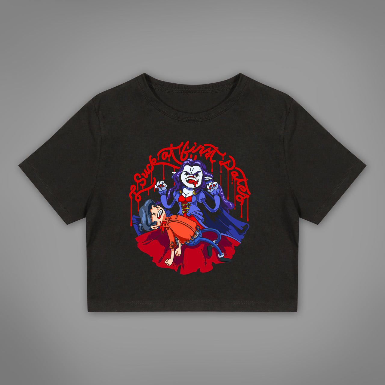 I Suck At First Dates Crop-Top