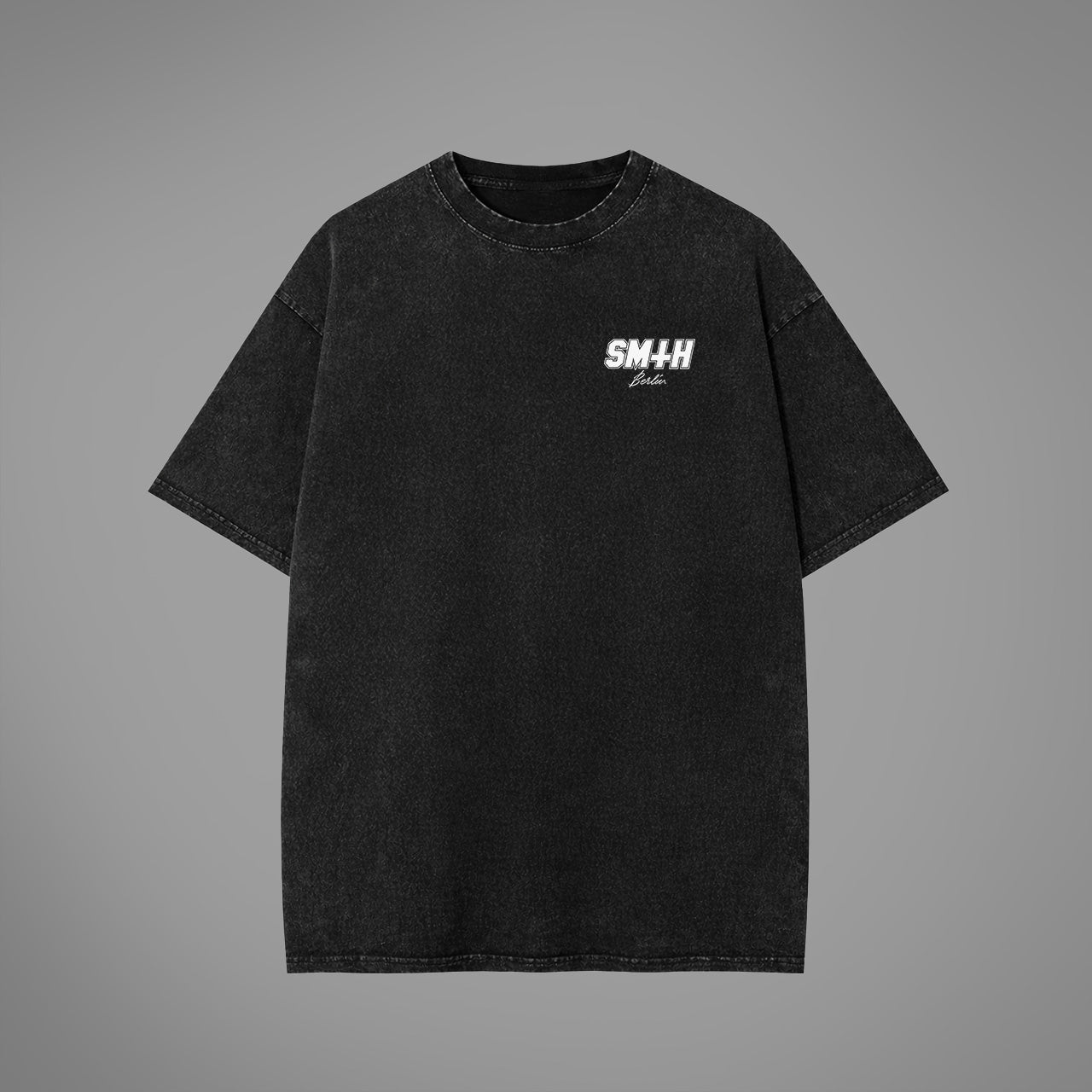 T-shirt oversize lavata con acido Send me to Hell®