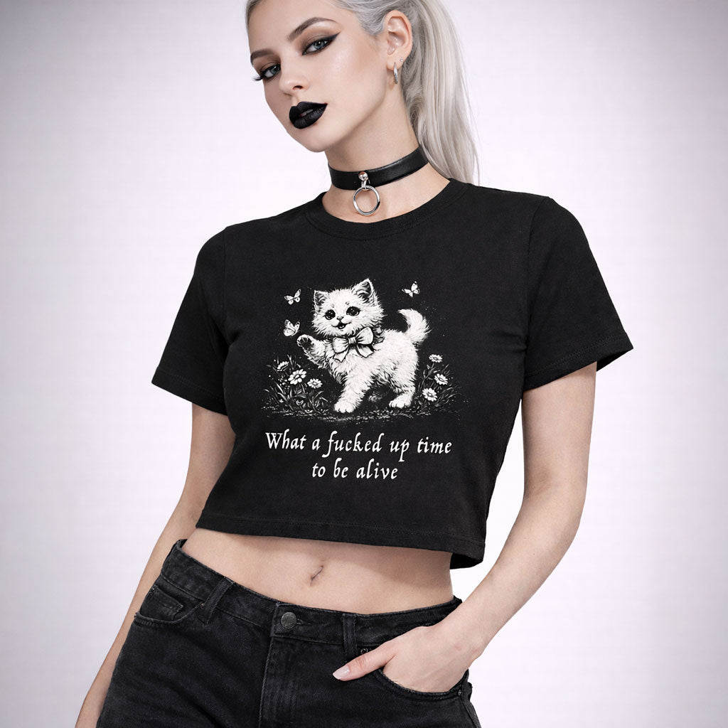 Fucked Up Time Crop Top