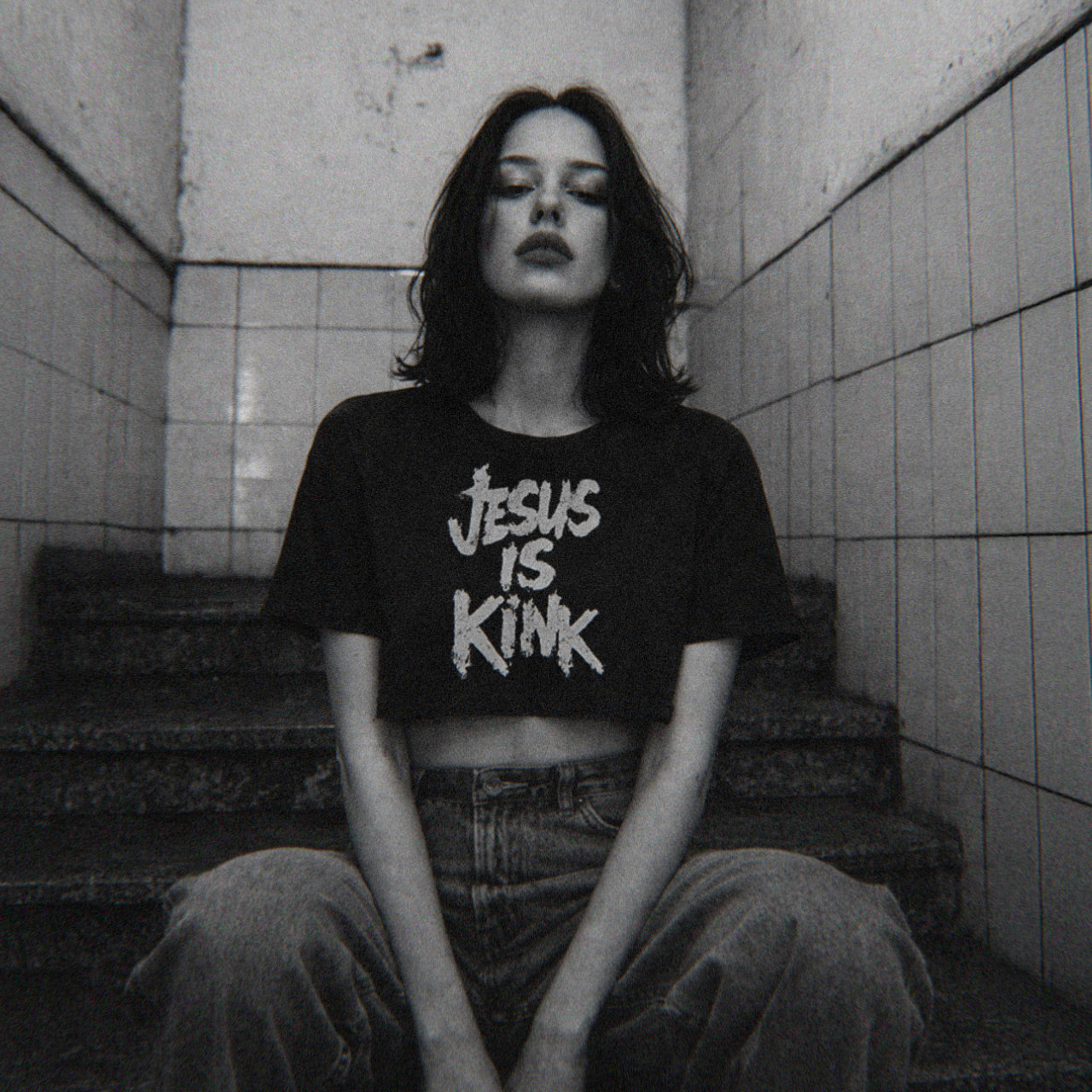 Make Satan Great Again crop top