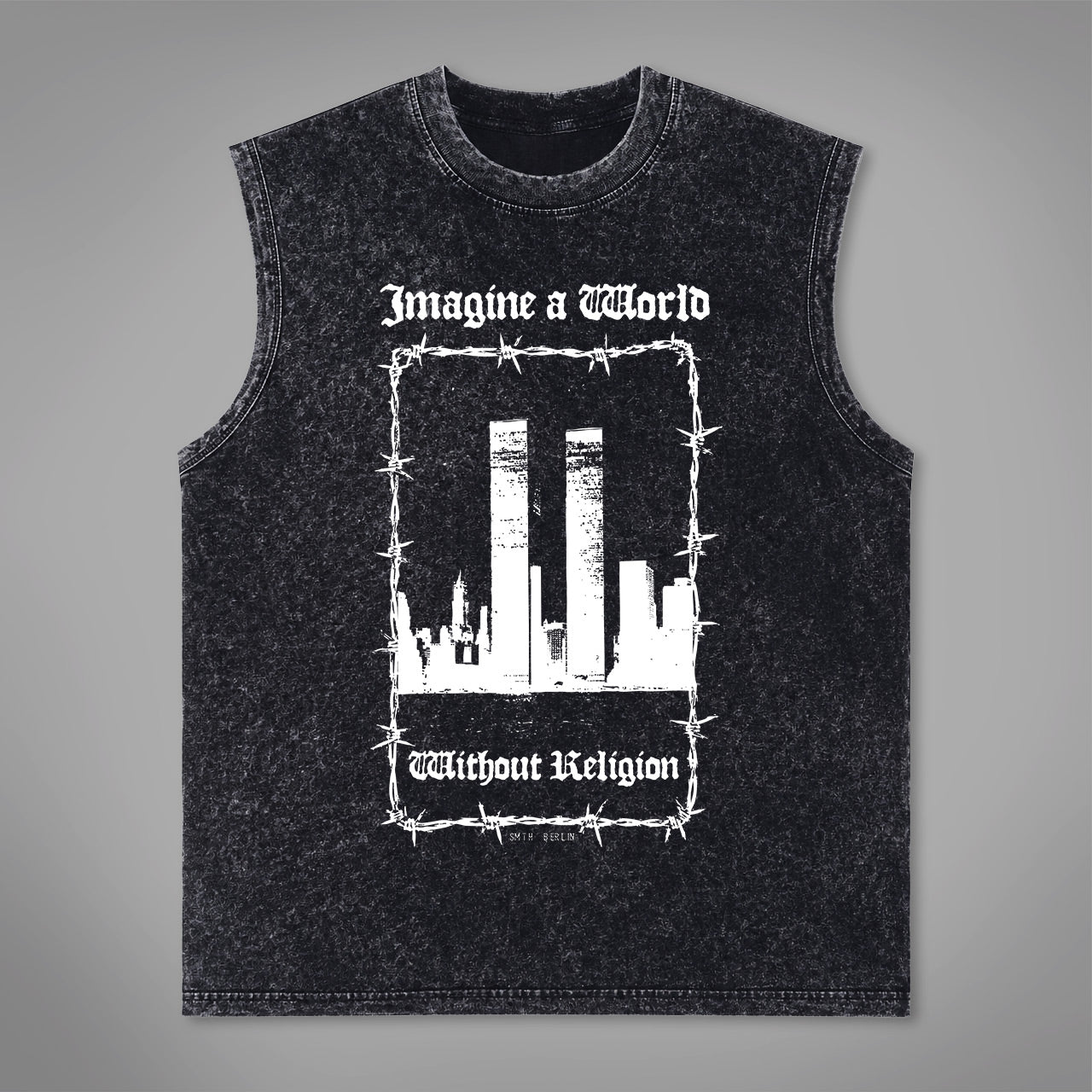 Imagine Acid Washed Tank Top