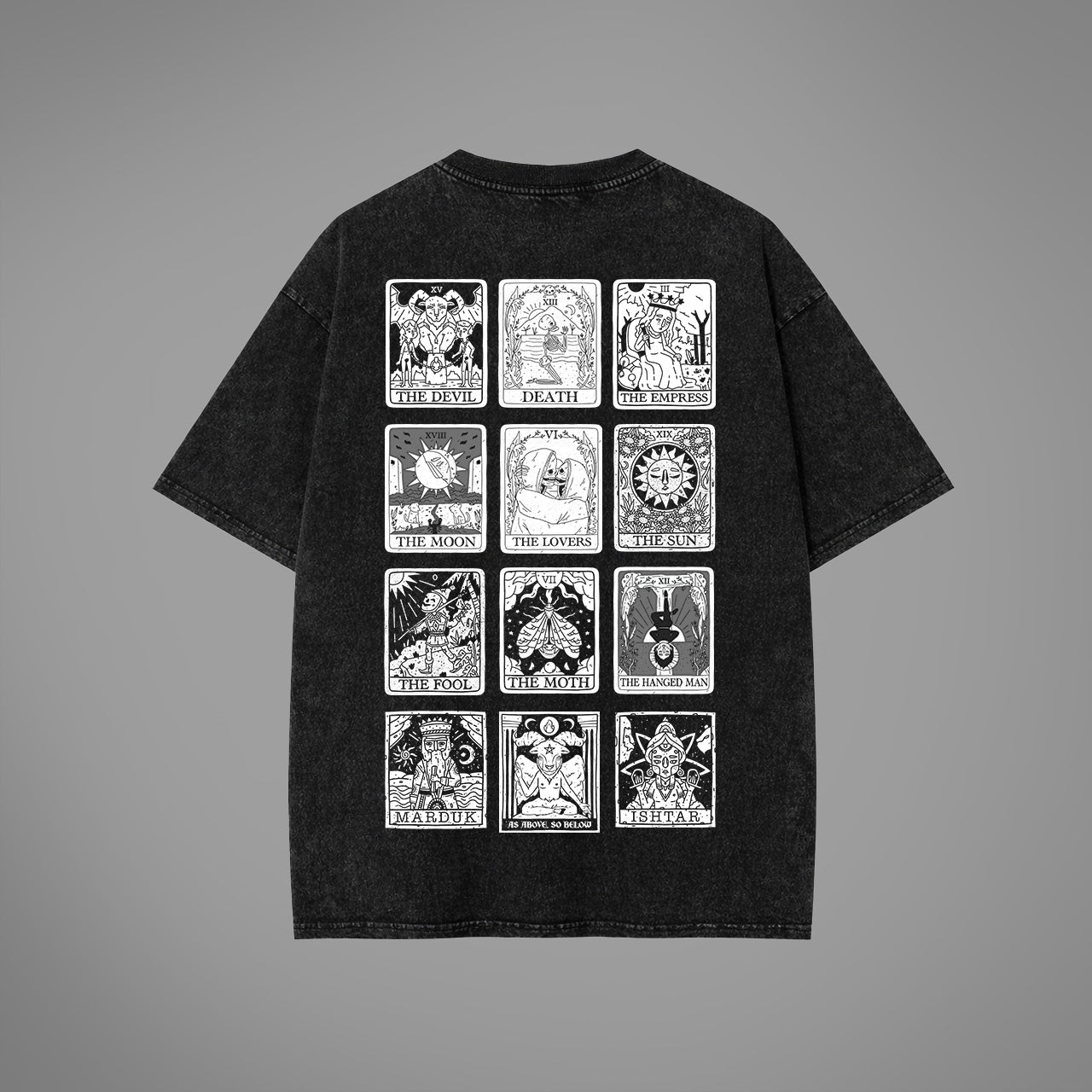 Arcana Acid Washed Oversized T-Shirt
