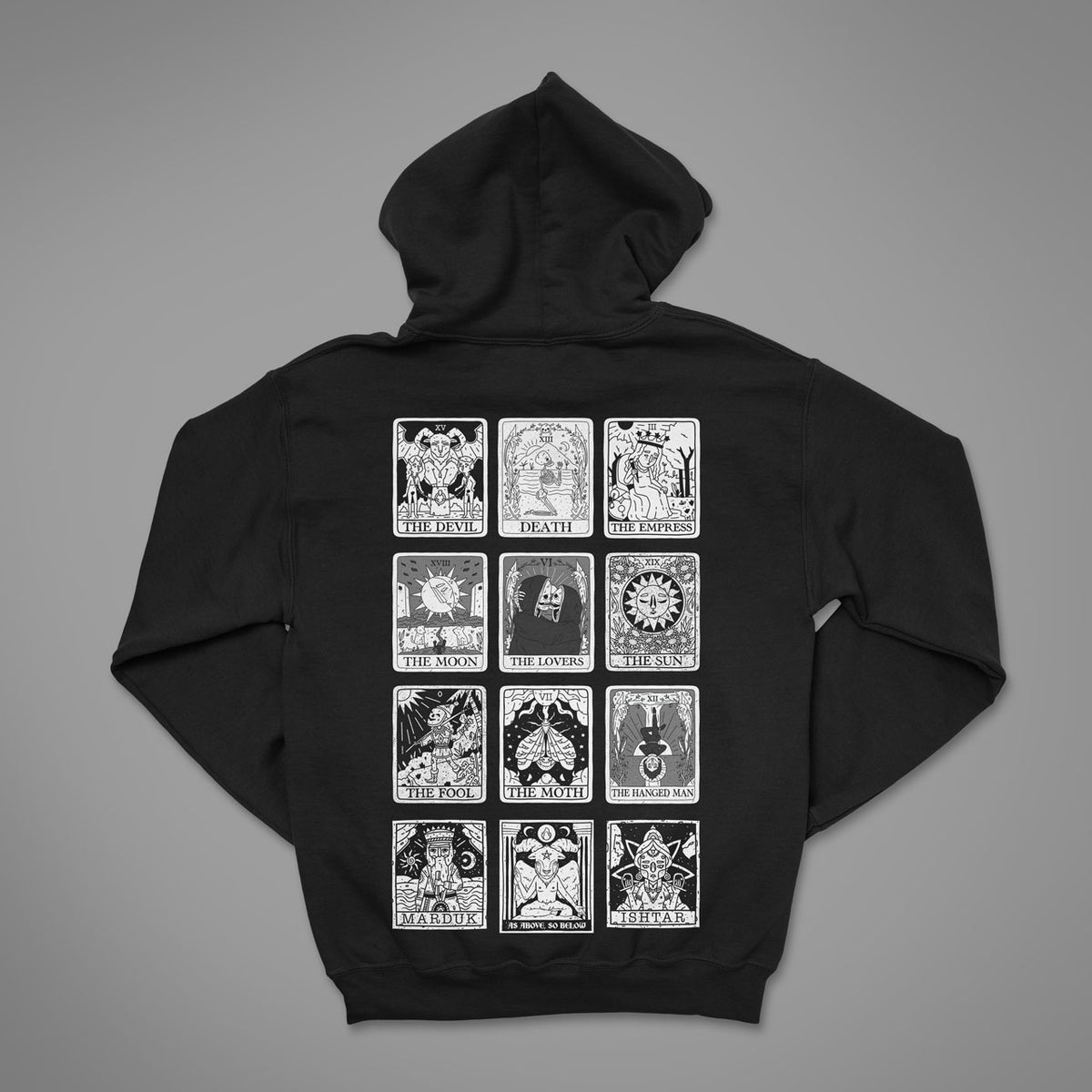 Arcana Unisex Hoodie – Rückenansicht