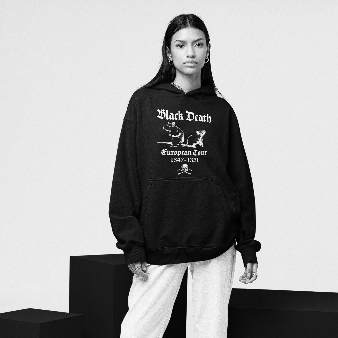 B-Ware: Black Death Kapuzenpullover