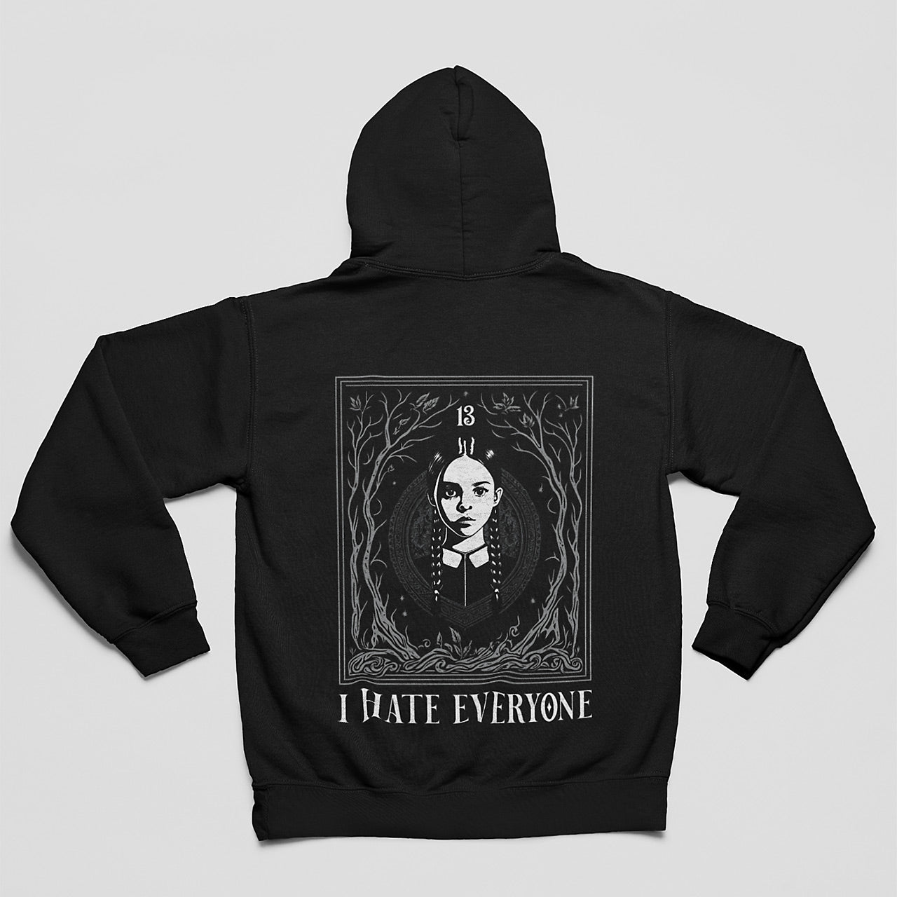 Lagerware: Wednesday Addams Kapuzenpullover