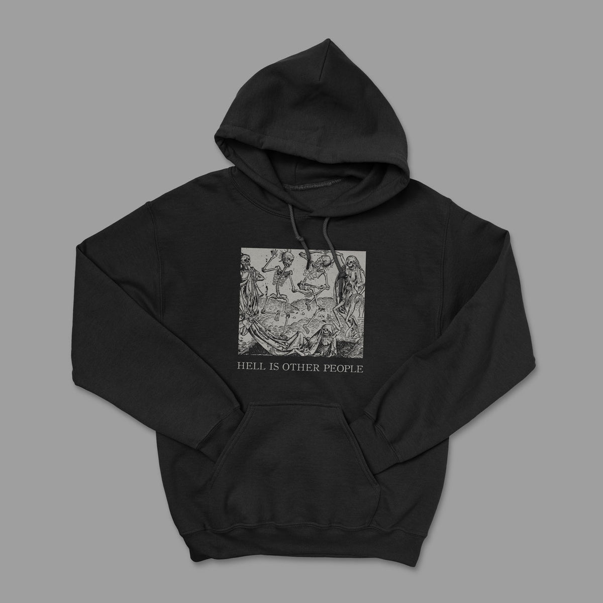 Hell Is Other People Unisex Hoodie – Vorderansicht