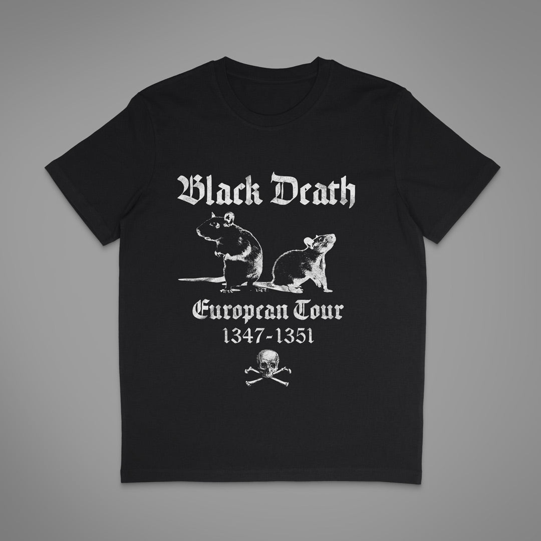 Black Death European Tour - Unisex T-Shirt in schwarz