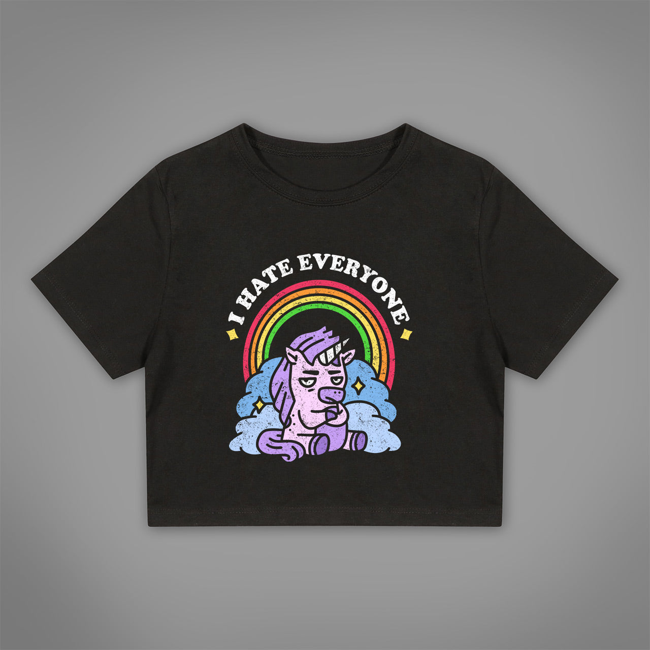 I Hate Everyone Crop-Top