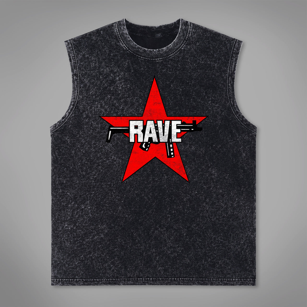 Rave Acid Washed Tank Top