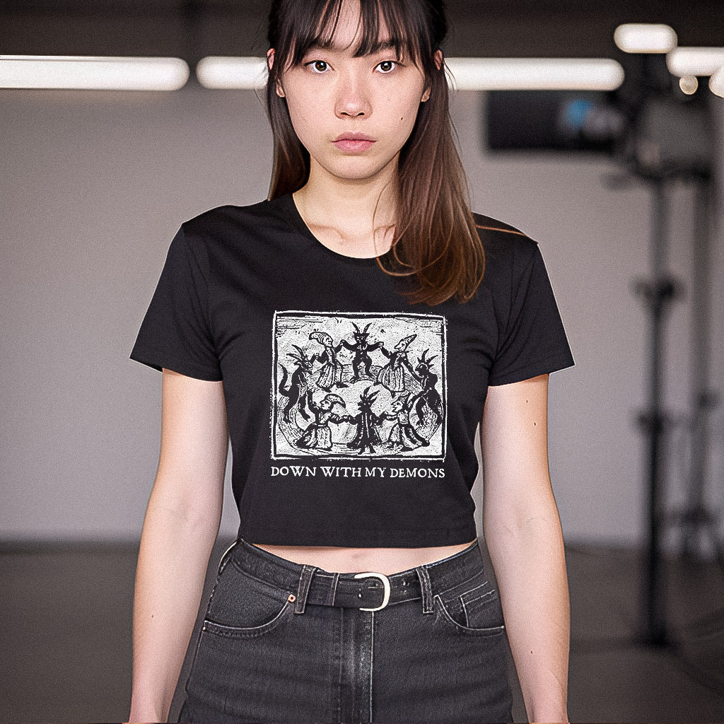 Down With My Demons Crop-Top