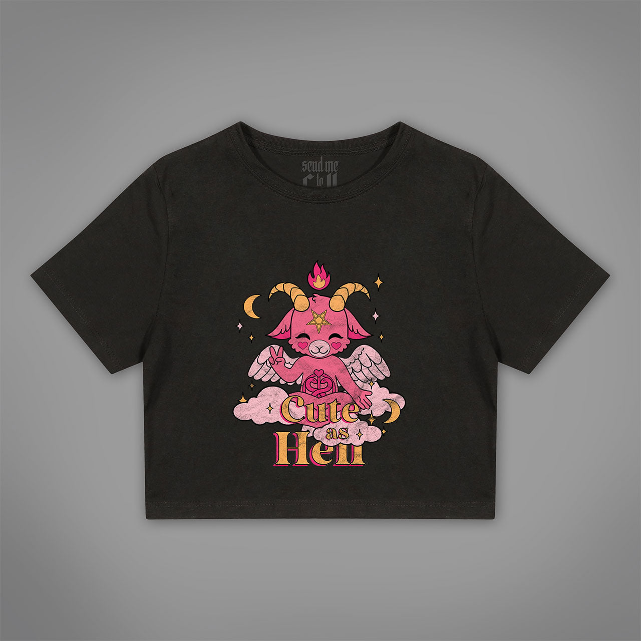 Cute As Hell Crop-Top