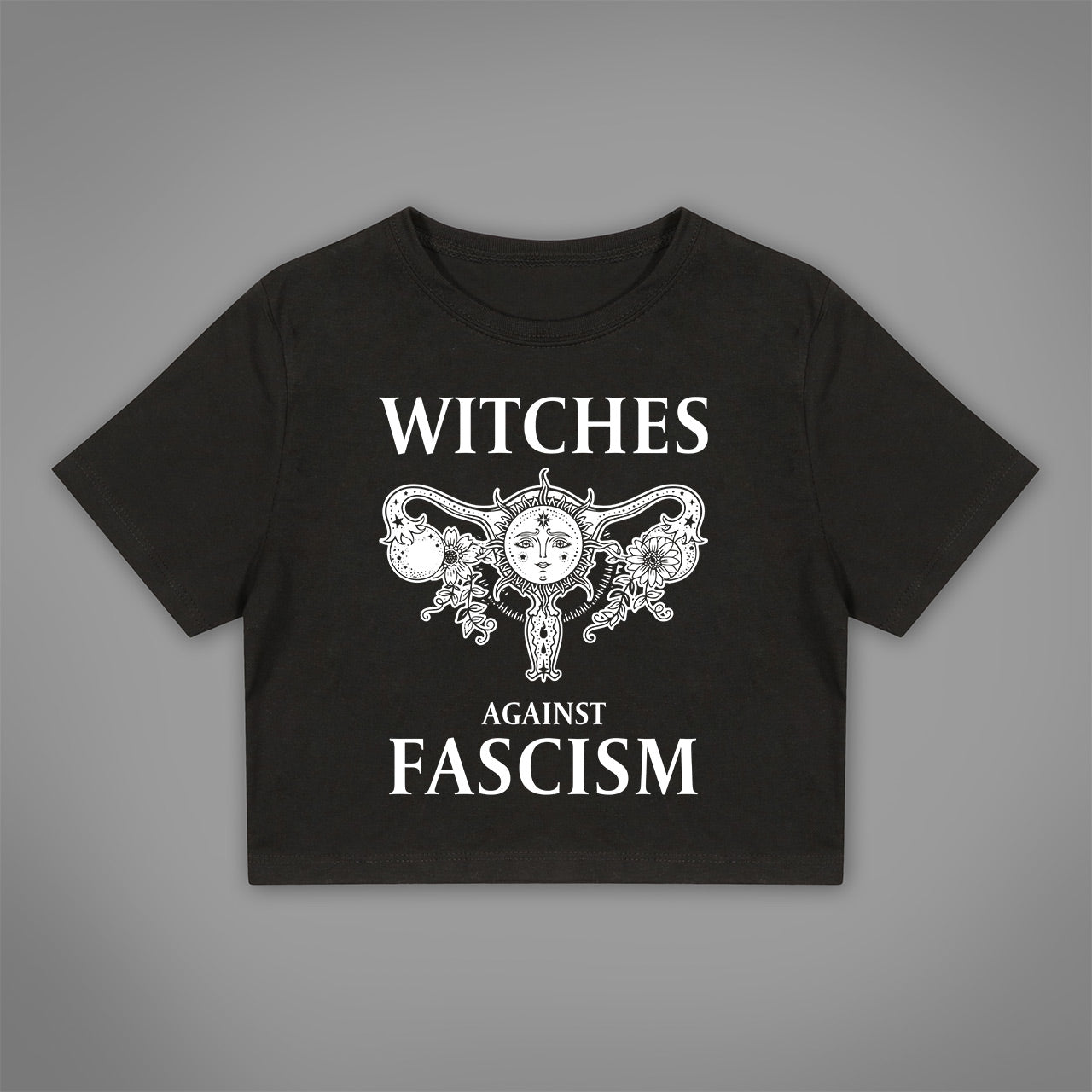Witches Against Fascism Crop-Top