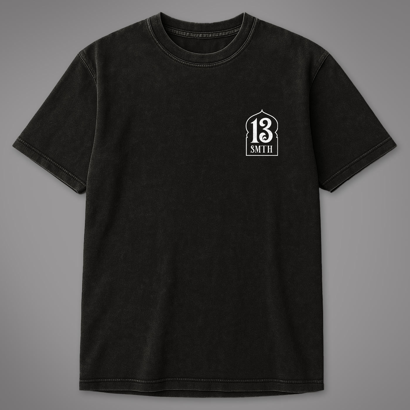 Church Burner Crew Acid Washed Oversized T-Shirt