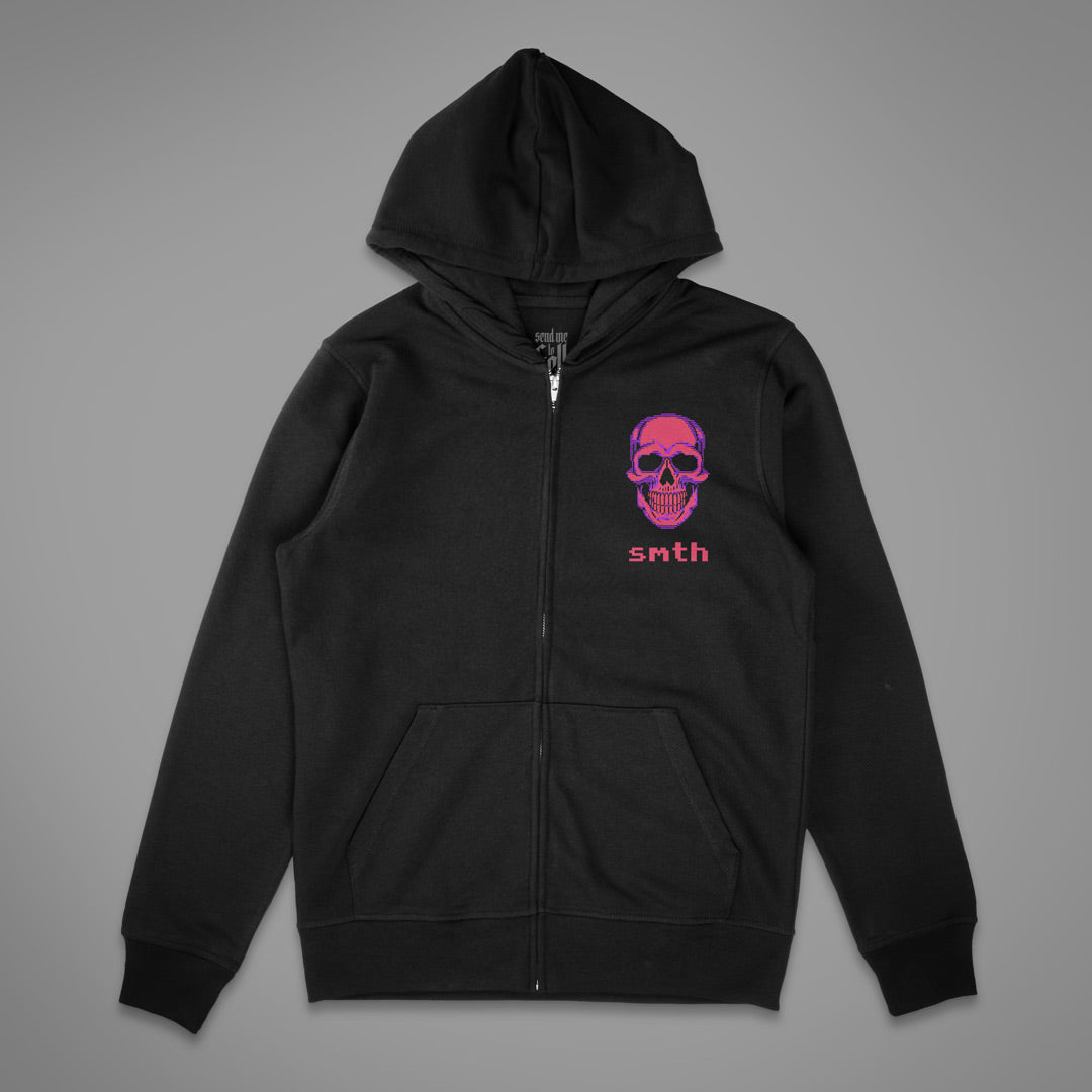 Satanic Teletext Zipper Hoodie