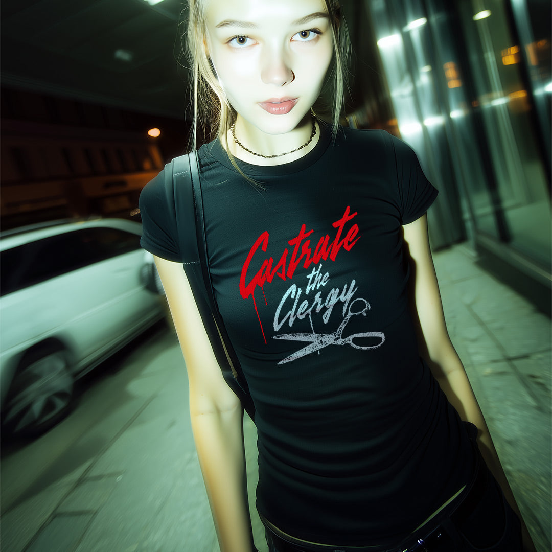 Castrate the Clergy Women's T-Shirt