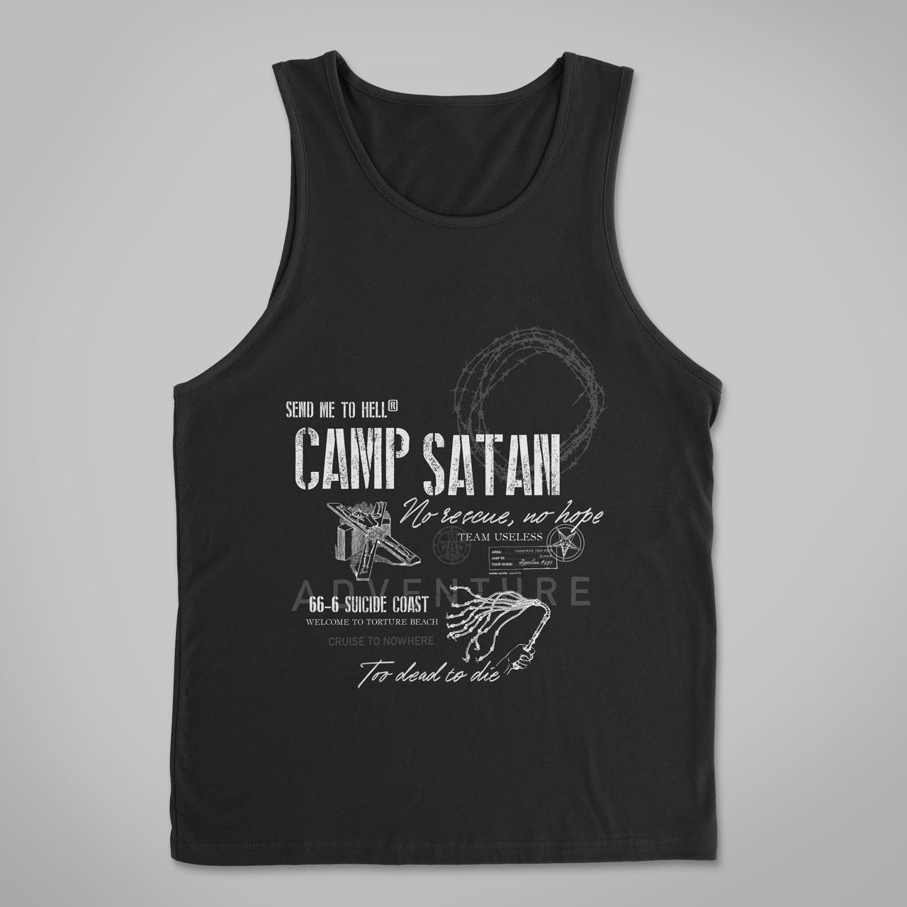 Camp Satan Unisex Tank Top