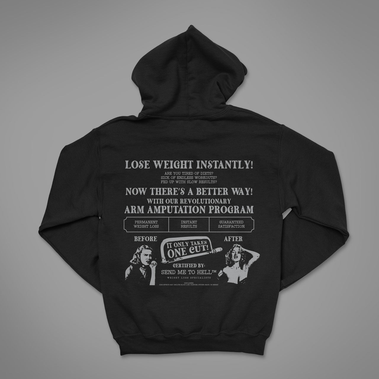 Lose Weight Instantly Unisex Hoodie