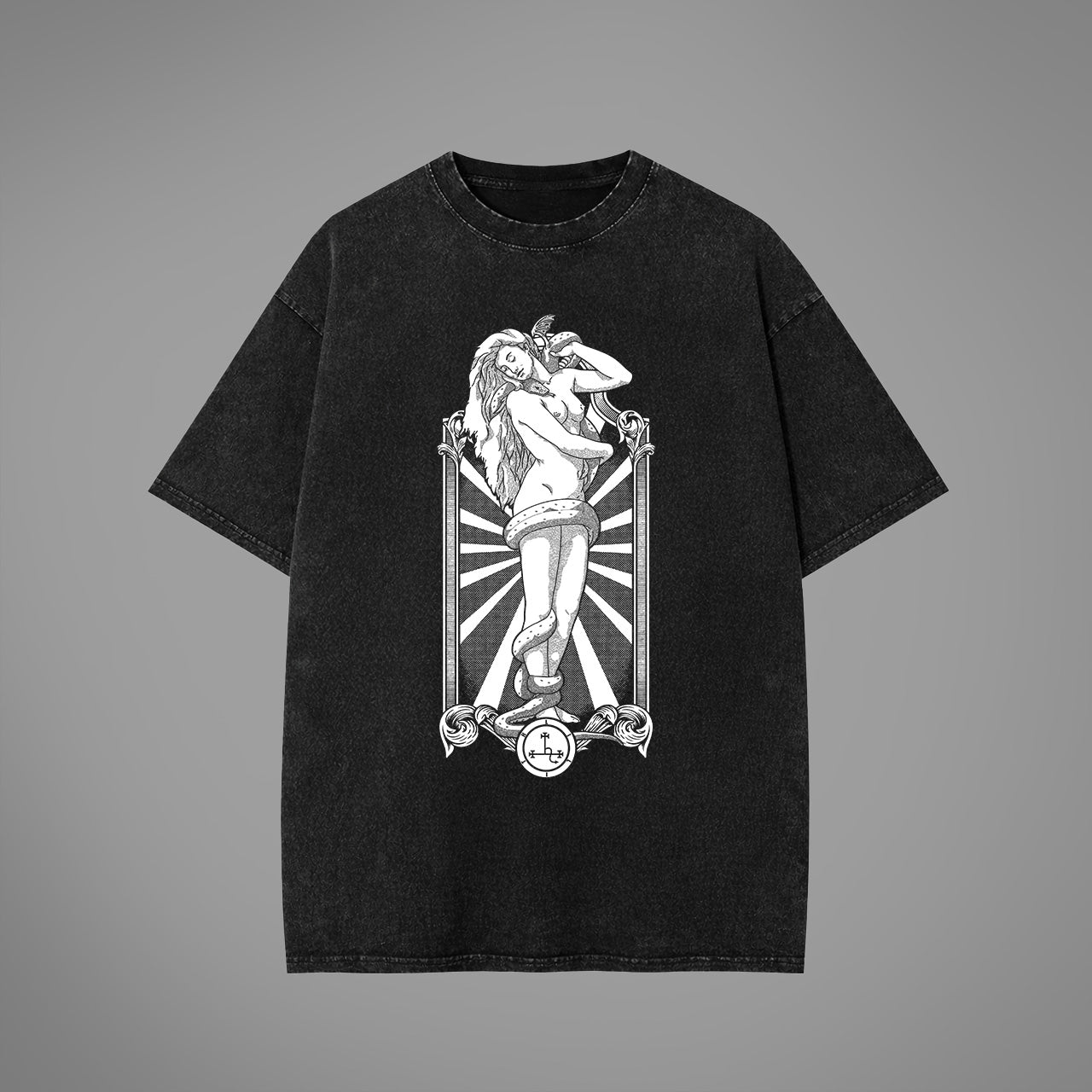Lilith Acid Washed Oversized T-Shirt