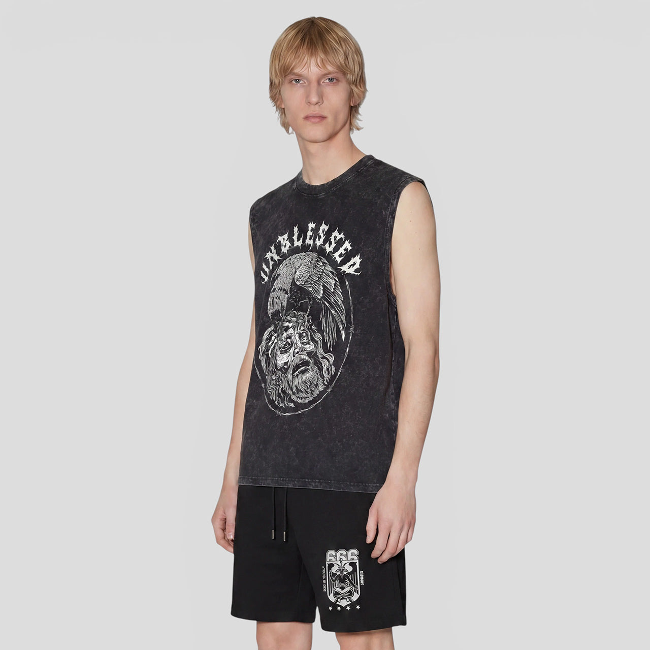 Unblessed Acid Wash Tank Top