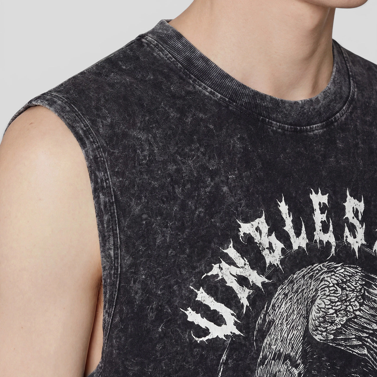Unblessed Acid Wash Tank Top