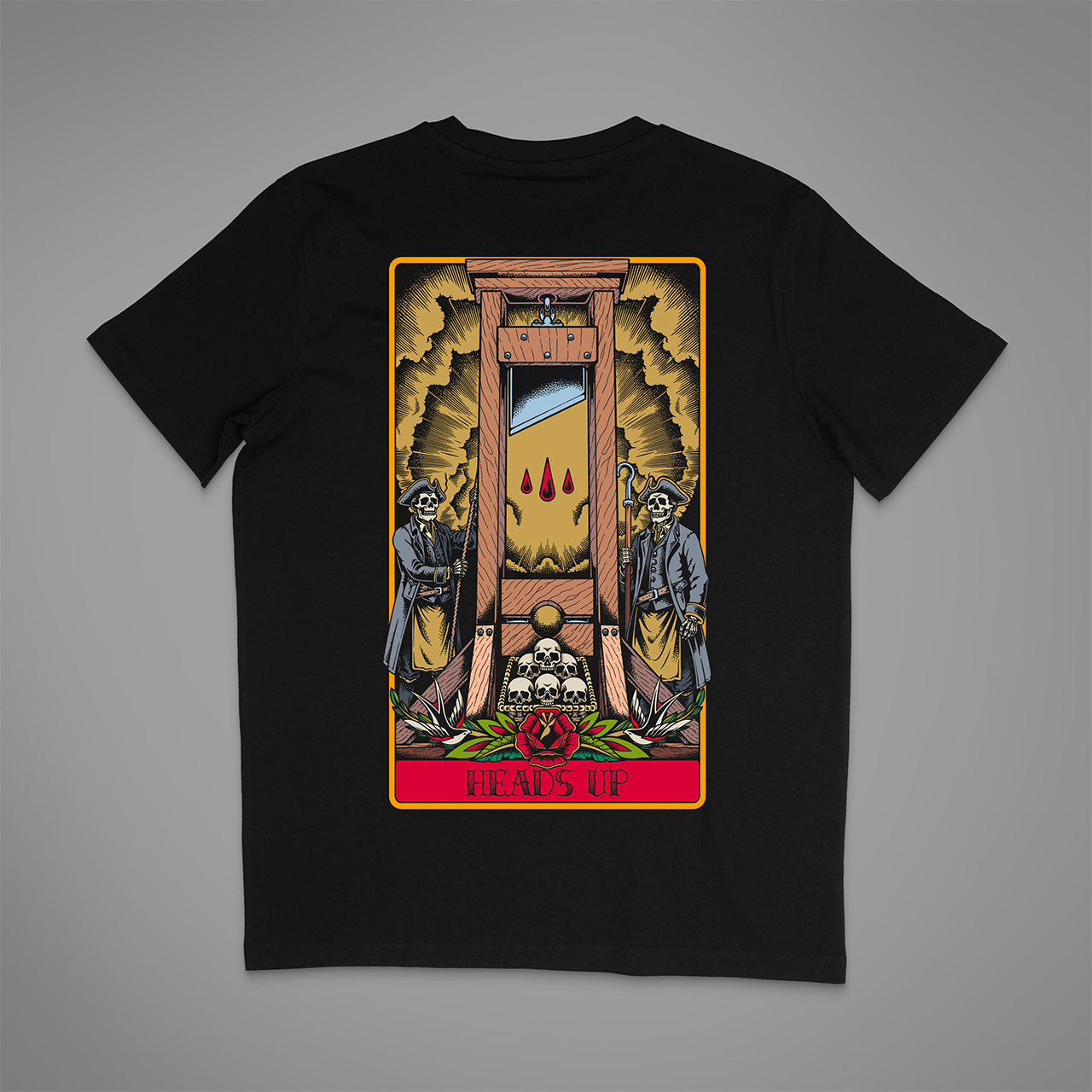 Heads Up Backprint Unisex T-Shirt