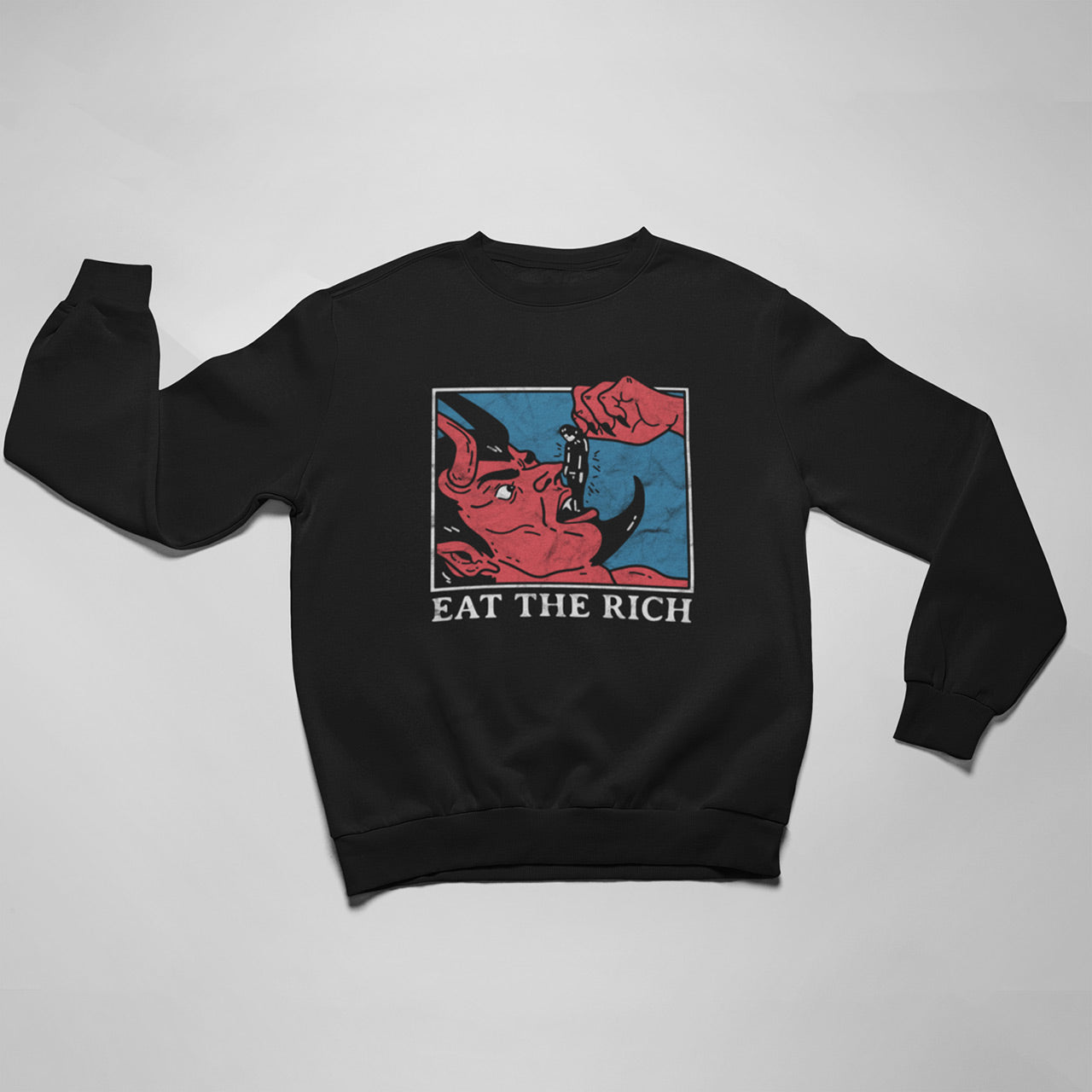 Lagerware: Eat The Rich Unisex Crewneck
