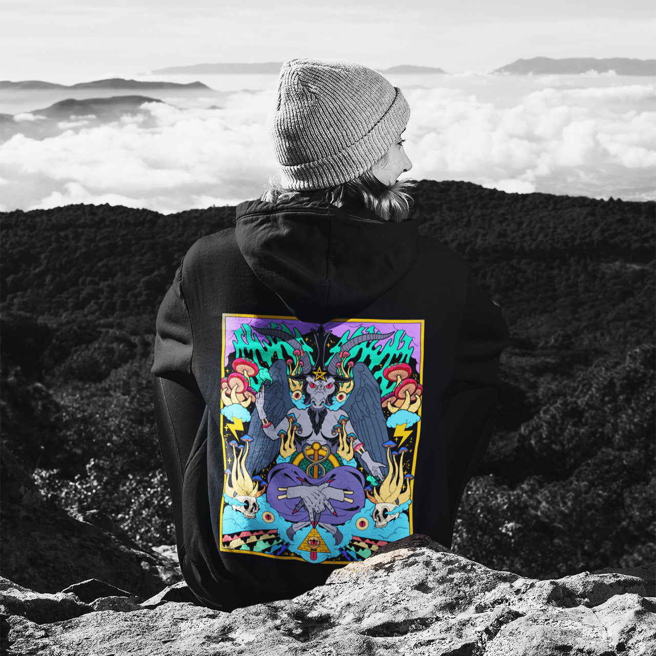 Lagerware: King Of Hell Kapuzenpullover